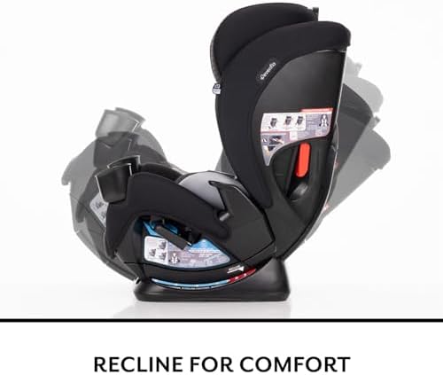 All4Stages Slim 4-in-1 Convertible Car Seat (Tybee Black)