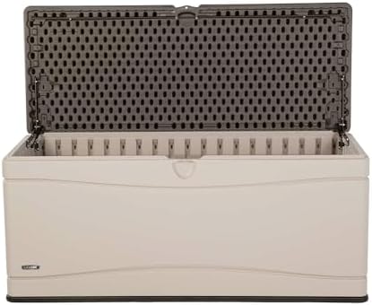 60012 Extra Large Deck Box, 130 Gallon, Desert Sand/Brown