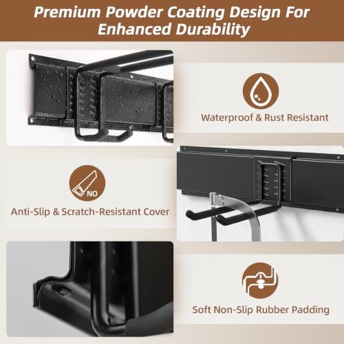 66" Garage Tool Organizer Wall Mount, 700 LBS Garden Tool Organizer
