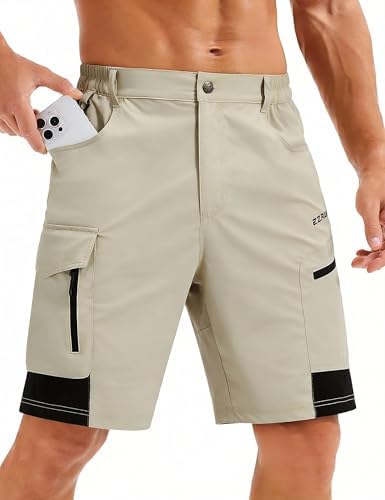 Men's Quick Dry Hiking Cargo Work Shorts UPF 50+ for Outdoors