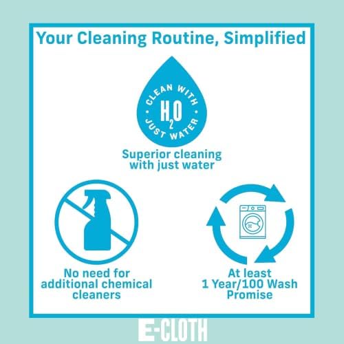 General Purpose Cleaning Cloth Kit, Reusable Cleaning Towel, 4 Pack