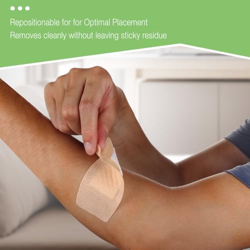 Silicone Bandages for Sensitive Skin 2x4 Inch Large, 40 Pack