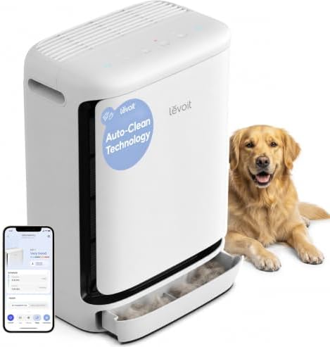 Smart Pet Air Purifier for Home Pets Large Room, Vital Pet Pro,White