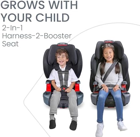 Britax Grow with You ClickTight Harness-2-Booster Car Seat, Cool N Dry - Cool Flow Moisture Wicking Fabric