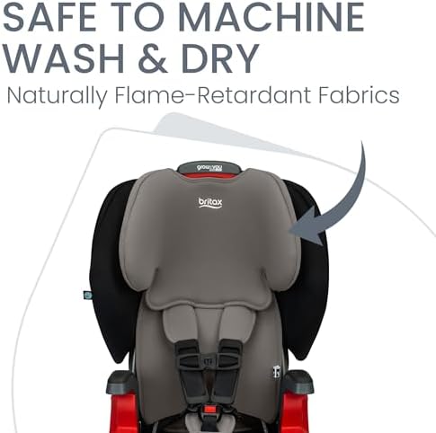 Britax Grow with You ClickTight Harness-2-Booster Car Seat, 2-in-1 High Back Booster, Gray Contour