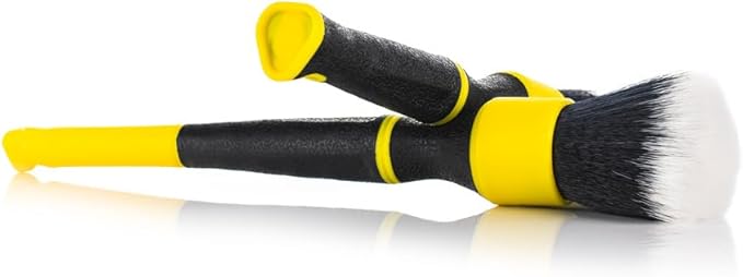 Detail Factory - TriGrip Ultra-Soft Detailing Brush Set - Scratch-Free Cleaning for Exterior, Interior Panels, Emblems, Badges, Gauges, Infotainment Screen - Live Wire