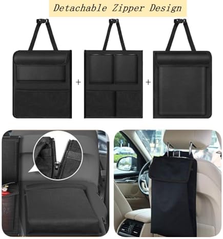 Car Trunk Organizer,Car Organizers and Storage Bag Backseat,7 Large Pockets