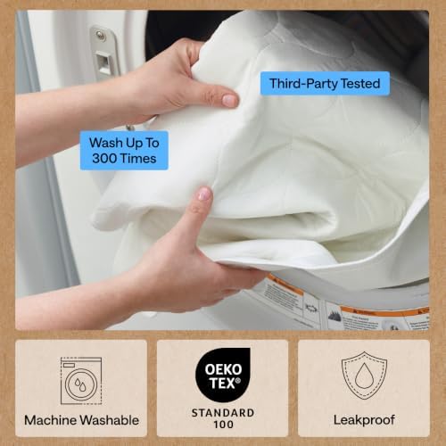 Washable Reusable Underpads, 34x52, 2 Pack White