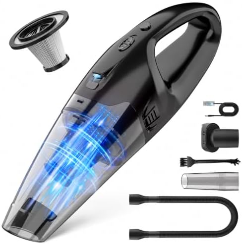 Cordless Handheld Vacuum with 12kPa Hurricane Suction