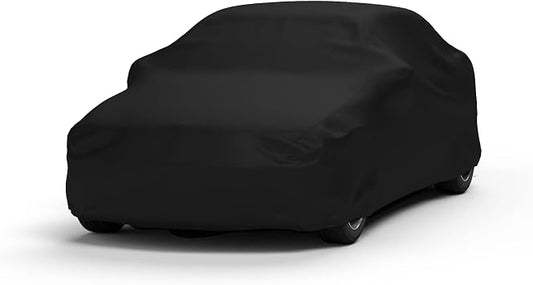 Scratch Resistant Indoor Car Cover with Warranty Compatible with Audi 2006-2024 R8 - Black Satin Ultra Soft Material Car