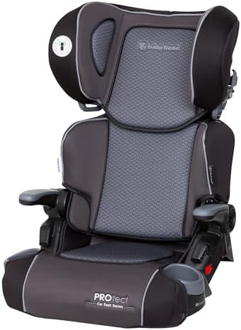 Protect 2-in-1 Folding Belt-Positioning Booster Seat, Grey Tech