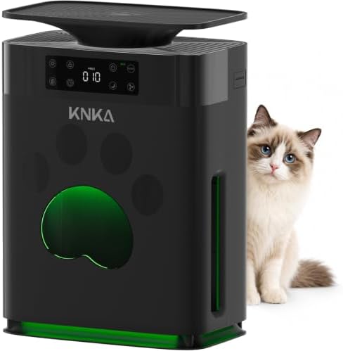 Pet Air Purifier for Home Pets Large Room, PetAir, APH2500P, Black