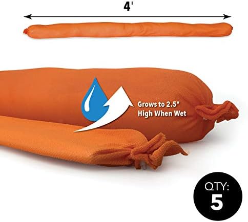 WUB24-5 Indoor Water Dams, Orange, 5