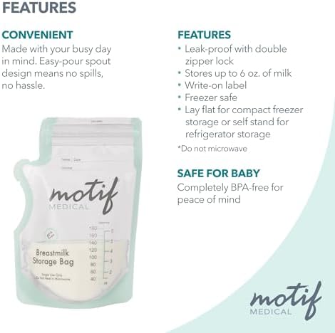 Breastmilk Storage Bags, 100 Count