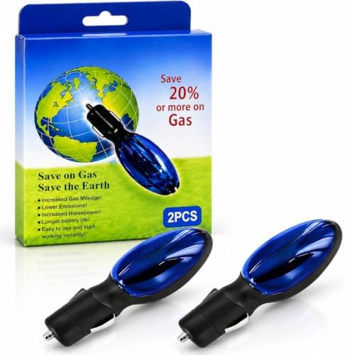 Fuel Sync Car Accessory 2 Pack, 24V Plug-In Fuel Sync Device with Blue Indicator, Compact Vehicle Power Socket Accessory for Compatible Trucks, SUVs, Vans and Cars