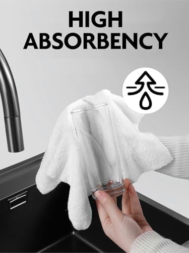 Microfiber Cleaning Cloth Roll- 75 Sheets, 12" x 12" (White)