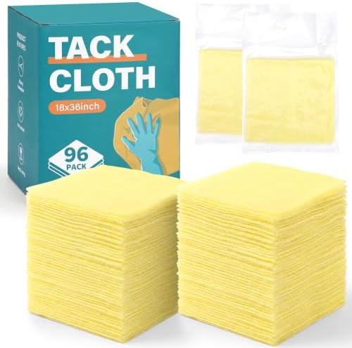 96Pcs Tack Cloth Tack Rags for Removing Dust from Woodworking