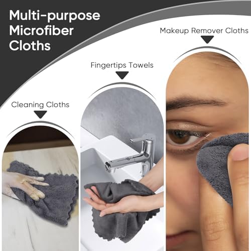 Washcloths 48 Pack, Ultra Soft Face Towels 12 x 12 inch