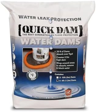 WUB24-5 Indoor Water Dams, Orange, 5