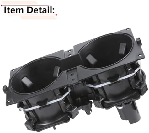 Front Center Console Cup Holder with Cup Holder Insert Mat