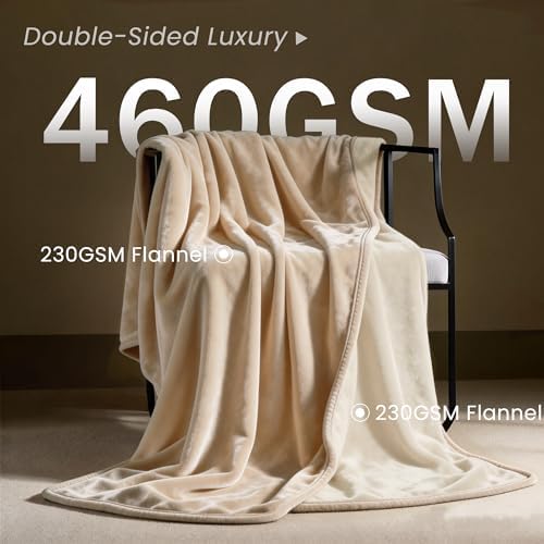 Waterproof Blanket for Large Dogs, Soft Flannel Throw, 50x60