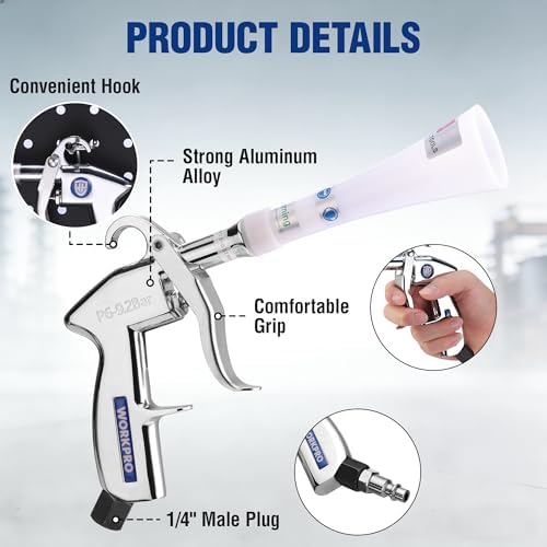 Tornado Air Blow Gun for Car Detailing and Workshop Cleaning