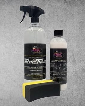 Dually Package 1 DP-1 Street Juice Products Them Thangz 32 oz, Tread Glo 16 oz & Tread Glo Applicator Wheel Cleaner, Tir