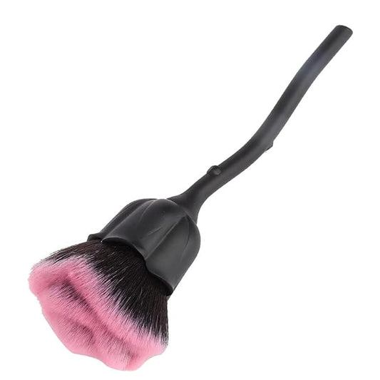 1Pc Dust Brush for Acrylic Nails Acrylic Nail Brush Cleaner Nail Brushes for Cleaning Dust Dip Powder Large Makeup Blush Brush Manicure Brush for Nails Clean Up Nail Art Tools (Black)