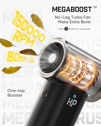 B11 Pro Max Electric Air Duster with Powerbank Function (Champagne)