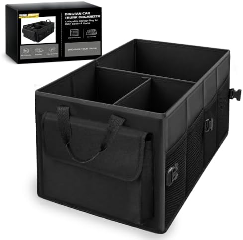 50L Trunk Organizer, Medium Foldable Car Organizer for SUV, Jeep, Sedan
