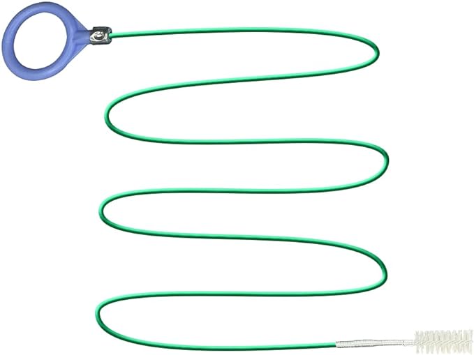 2 Pack 118 Inch Long Flexible Tube Cleaning Brush,Flexible Drain Brush Tube Slim Drain Dredging Tool,Suitable for Cleaning Feeding Tubes & Air Tube Hose and Racking Lines