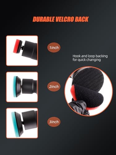 Cordless Mini Polisher, 12V Cordless Multi Polisher, Micro Cordless Scratches Killer Car Polisher RO/DA Mini Auto Machine Sets With Polishing Pad And Wool Pads for polishing, Sanding and Cleaning