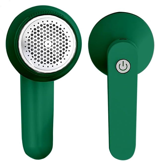 Saker Lint Remover 2026 Plus| Electric Fabric Shaver for Clothing | Type-C Fast Rechargeable Lint Remover Sweater Shaver for Pilling Clothes,Fuzz Fabric,Blankets,Home Decor (Dark Green)