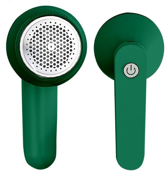 Saker Lint Remover 2026 Plus| Electric Fabric Shaver for Clothing | Type-C Fast Rechargeable Lint Remover Sweater Shaver for Pilling Clothes,Fuzz Fabric,Blankets,Home Decor (Dark Green)