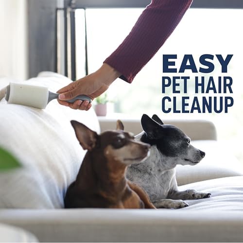 Lint Rollers, 100 Sheets per Roller, Pack of 6 (600 Total Sheets) – Mega Value Lint Remover Pack for Pet Hair, Clothes & Furniture