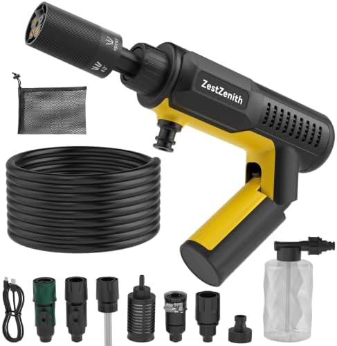 Foldable Cordless Pressure Washer Battery Powered; Mini Pressure Washer
