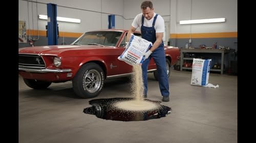 (36 lbs) - Premium Liquid Absorbent Bags Montmorillonite Clay Absorbs Oil, Grease, Hydraulic Oil, & Other Liquid Spills