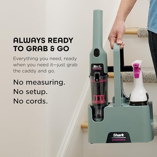 Shark StainForce Cordless Stain, Odor & Urine Remover, 2 Tools, Caddy HX101