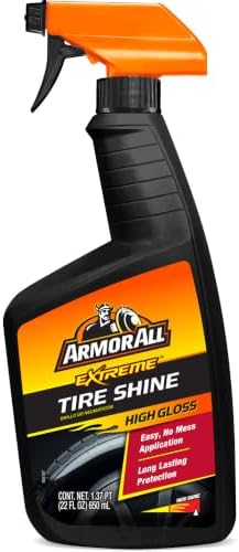 Extreme Tire Shine Spray, Tire Cleaner and Shine, 22 Fl Oz Each, 6 Pack