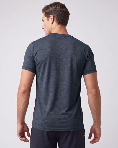 5 Pack Men's Dry Fit V Neck Workout T Shirts Athletic Gym Fitness Tees
