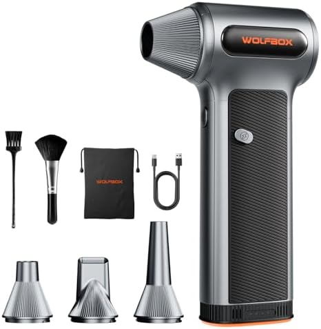 MF200 Compressed Air Duster, Removable Battery, Car Cleaning, Home