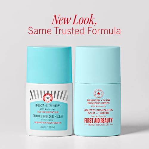 First Aid Beauty Brighten + Glow Bronzing Drops, 5% Niacinamide, 1 oz
