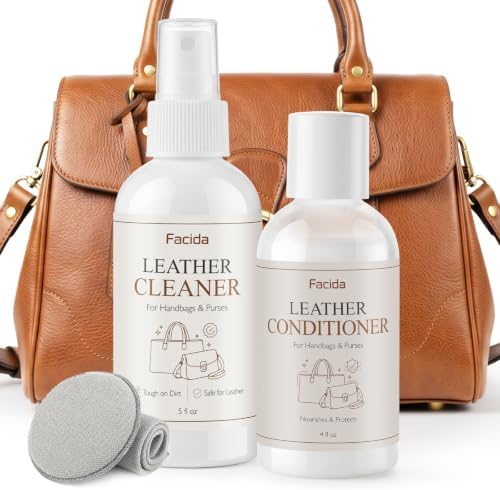 Leather Purse Cleaner And Conditioner, Leather Care Kit for Bags