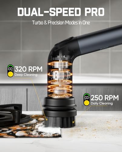 G9 Handy Cordless Electric Spin Scrubber, for Kitchen
