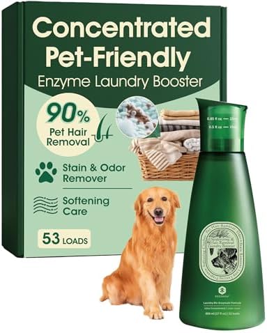 Pet Hair Remover for Laundry Booster, Odor & Stain Removal, 53 Loads