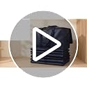 Moving Bags Heavy Duty Extra Large, 6 Pack Semi-Transparent Storage Bags with Zippers & Reinforced Handles, Waterproof Packing Bags for Moving, Moving Supplies for Clothes, College, Storage