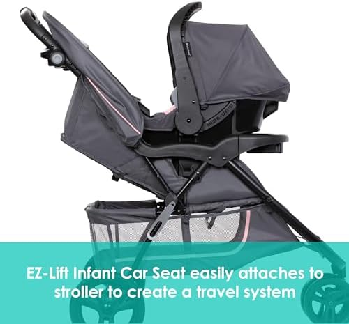 EZ Ride Travel System with EZ-Lift™ Infant Car Seat, Dash Pink