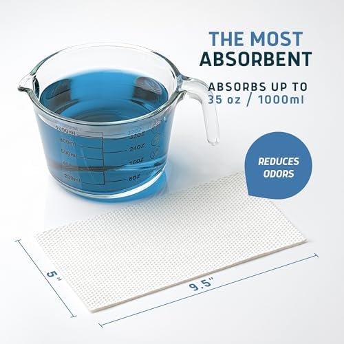 Super Absorbent Commode Pads - Medical Grade Value Pack 250 Count