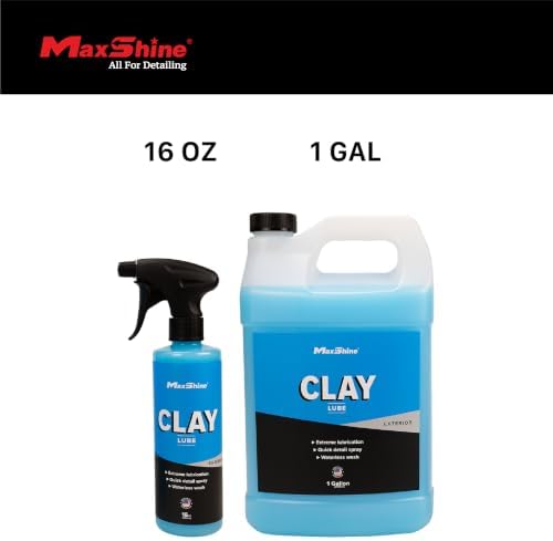 Clay Lube Spray 16oz | Synthetic Lubricant for Clay Bars & Pads | Quick Detailer with Pleasant Scent | Provides Smooth Glide & Surface Protection for Car Paint, Glass & Auto Detailing