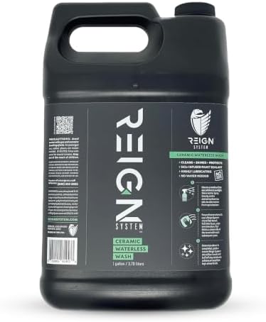 REIGN Ceramic Waterless Car Wash, SiO2 Protect & Shine, 1 Gallon Refill